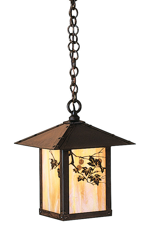Arroyo EH-9SFGW-BZ One Light Pendant, Bronze