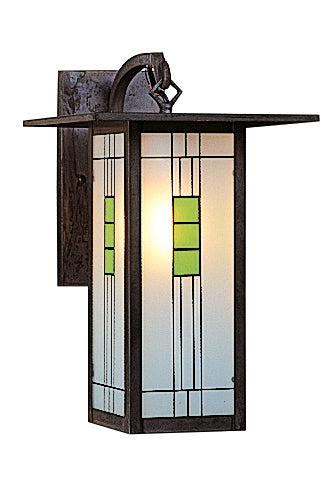Arroyo FB-9LG-MB One Light Wall Mount, Mission Brown