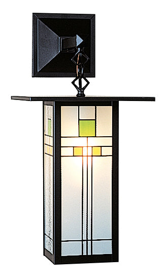 Arroyo FB-9LSAC-BK One Light Wall Mount, Satin Black