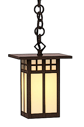 Arroyo GH-6LCR-RB One Light Pendant, Rustic Brown