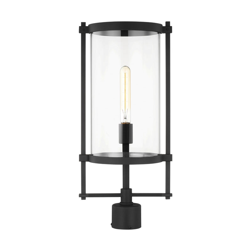 Visual Comfort Studio CO1351TXB One Light Outdoor Post Lantern, Textured Black