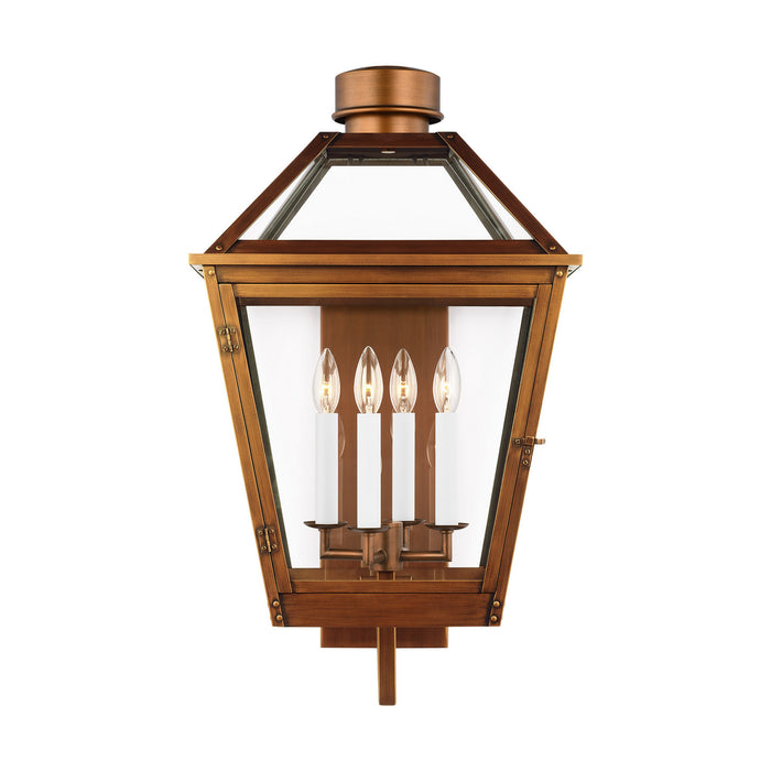 Visual Comfort Studio CO1364NCP Four Light Lantern, Natural Copper
