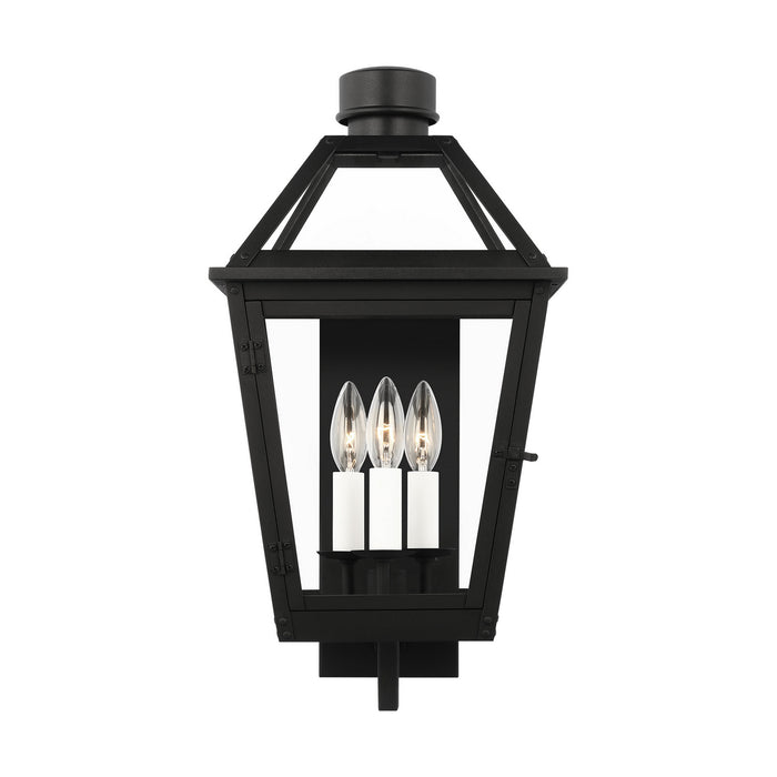 Visual Comfort Studio CO1383TXB Three Light Wall Lantern, Textured Black