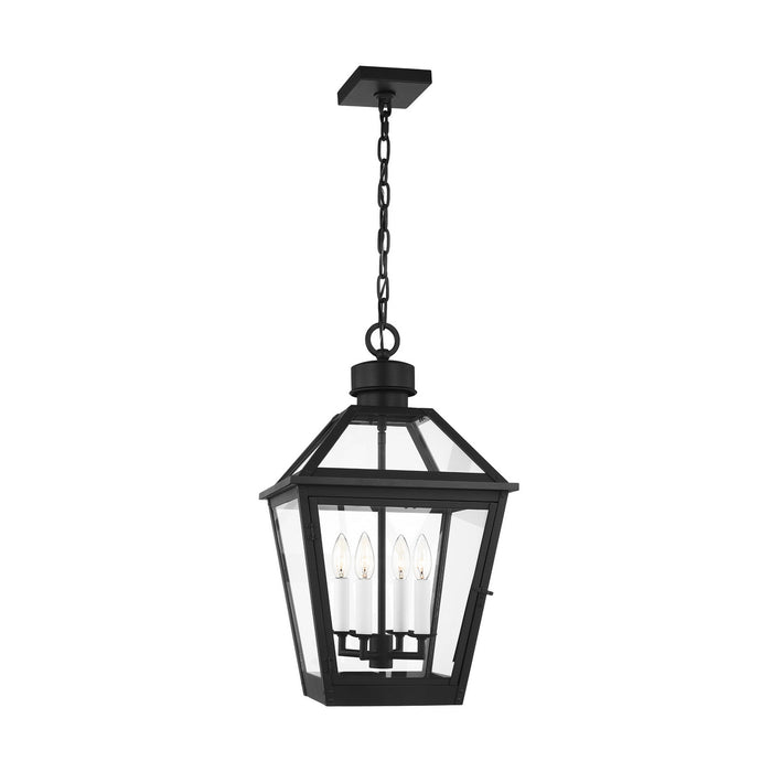 Visual Comfort Studio CO1424TXB Four Light Pendant, Textured Black