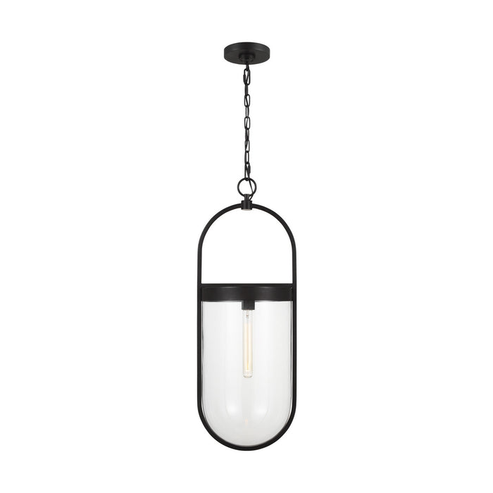 Visual Comfort Studio CP1361AI One Light Pendant, Aged Iron