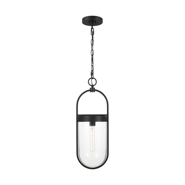 Visual Comfort Studio CP1371AI One Light Pendant, Aged Iron