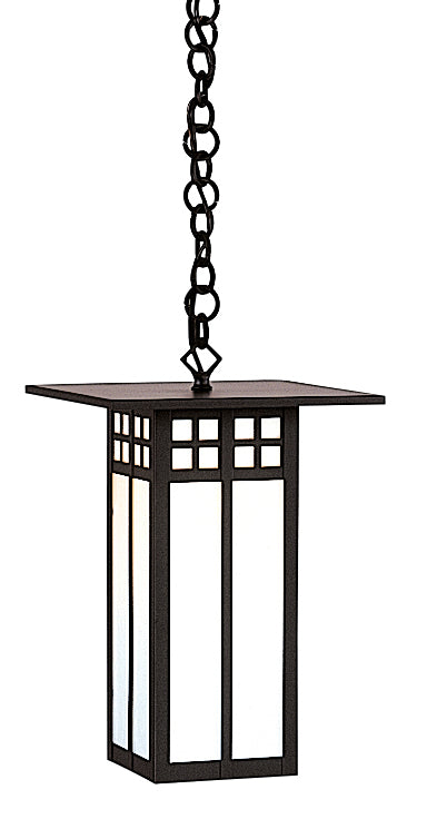 Arroyo GH-9LWO-BK One Light Pendant, Satin Black