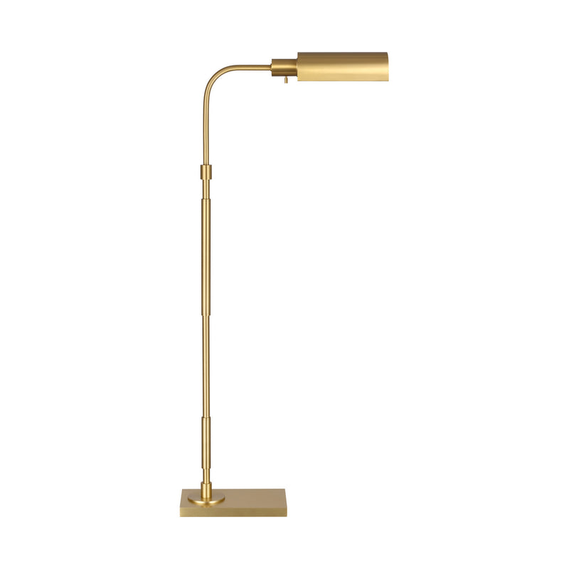 Visual Comfort Studio CT1161BBS1 One Light Task Floor Lamp, Burnished Brass