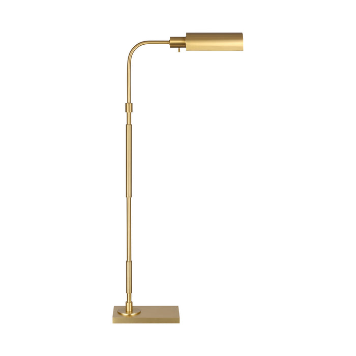Visual Comfort Studio CT1161BBS1 One Light Task Floor Lamp, Burnished Brass