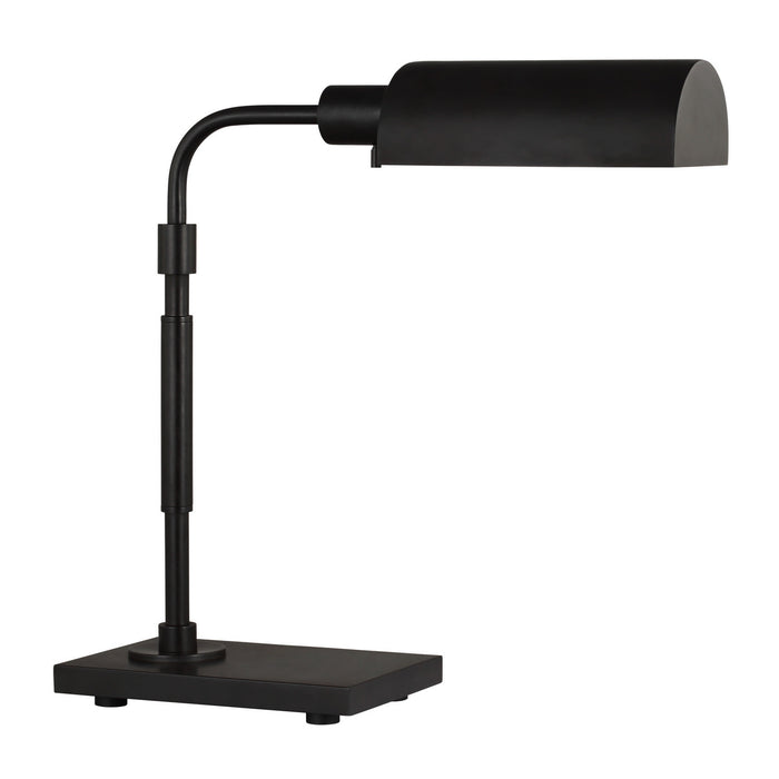Visual Comfort Studio CT1171AI1 One Light Task Table Lamp, Aged Iron