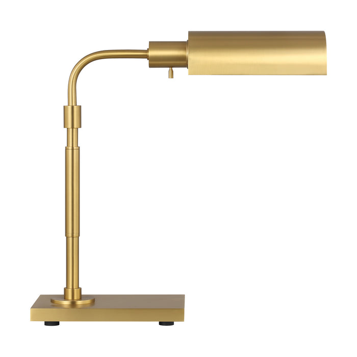 Visual Comfort Studio CT1171BBS1 One Light Task Table Lamp, Burnished Brass