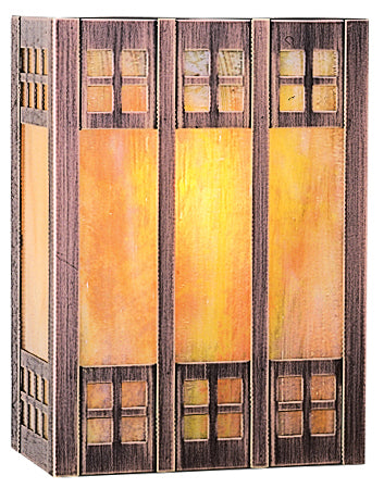 Arroyo GSADA-9GW-AC One Light Wall Mount, Antique Copper