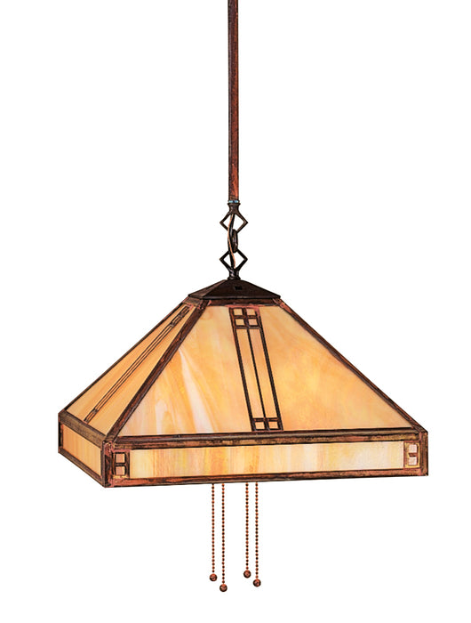 Arroyo PSH-15GW-RC Four Light Pendant, Raw Copper