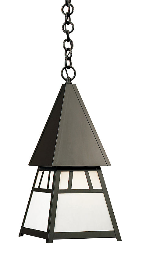 Arroyo DH-8WO-BK One Light Pendant, Satin Black