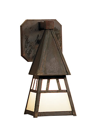 Arroyo DS-4OF-MB One Light Wall Mount, Mission Brown