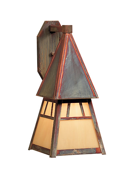 Arroyo DS-6TN-RC One Light Wall Mount, Raw Copper