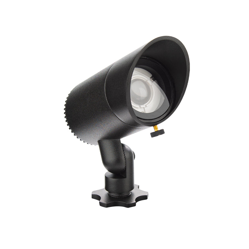 W.A.C. Lighting 5311-27BK LED Landscape Basic Accent, Black On Aluminum