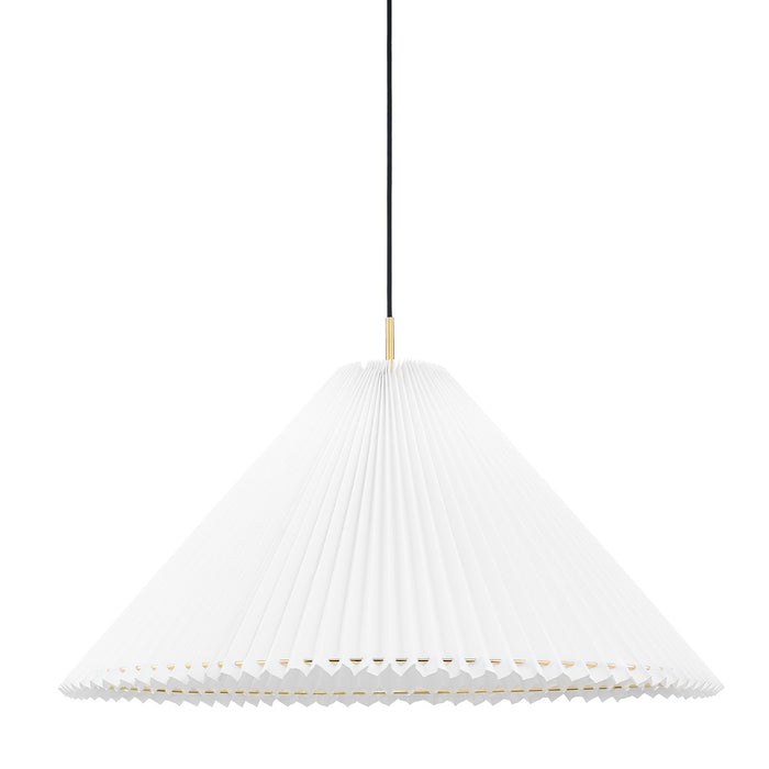 Mitzi H476701L-AGB LED Pendant, Aged Brass