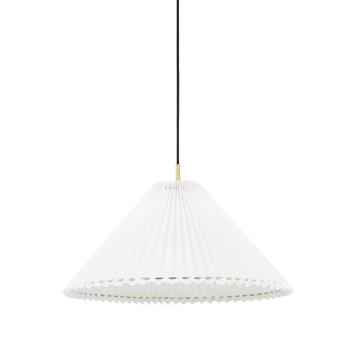 Mitzi H476701M-AGB LED Pendant, Aged Brass