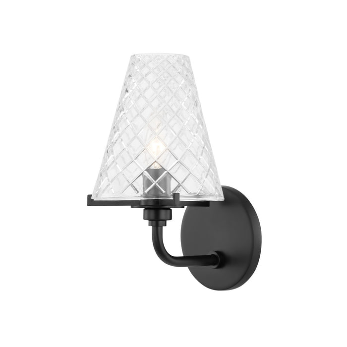 Mitzi H495301-SBK One Light Bath and Vanity, Soft Black