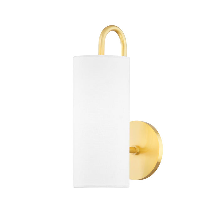 Mitzi H517101-AGB One Light Wall Sconce, Aged Brass