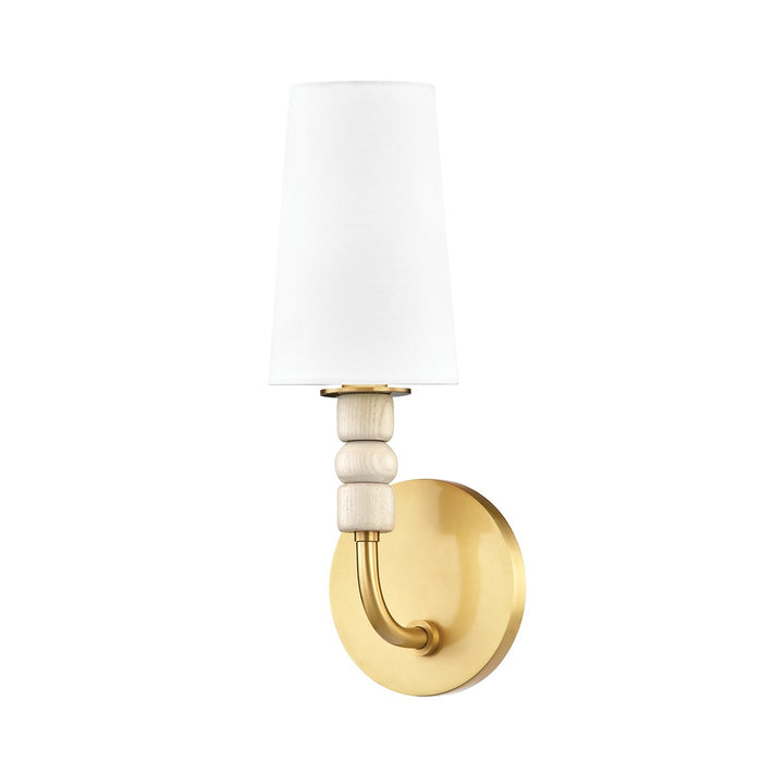 Mitzi H523101-AGB One Light Wall Sconce, Aged Brass