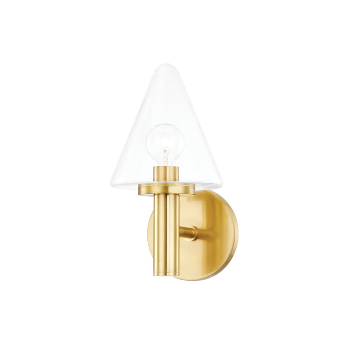 Mitzi H540301-AGB One Light Bath and Vanity, Aged Brass