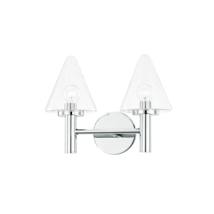 Mitzi H540302-PC Two Light Bath and Vanity, Polished Chrome