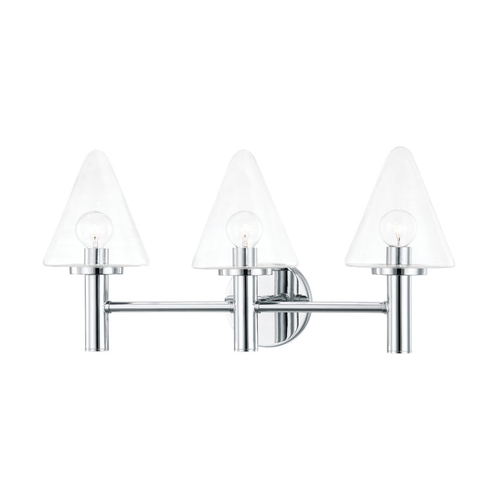 Mitzi H540303-PC Three Light Bath and Vanity, Polished Chrome