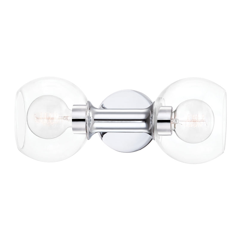 Mitzi H543302-PC Two Light Bath and Vanity, Polished Chrome
