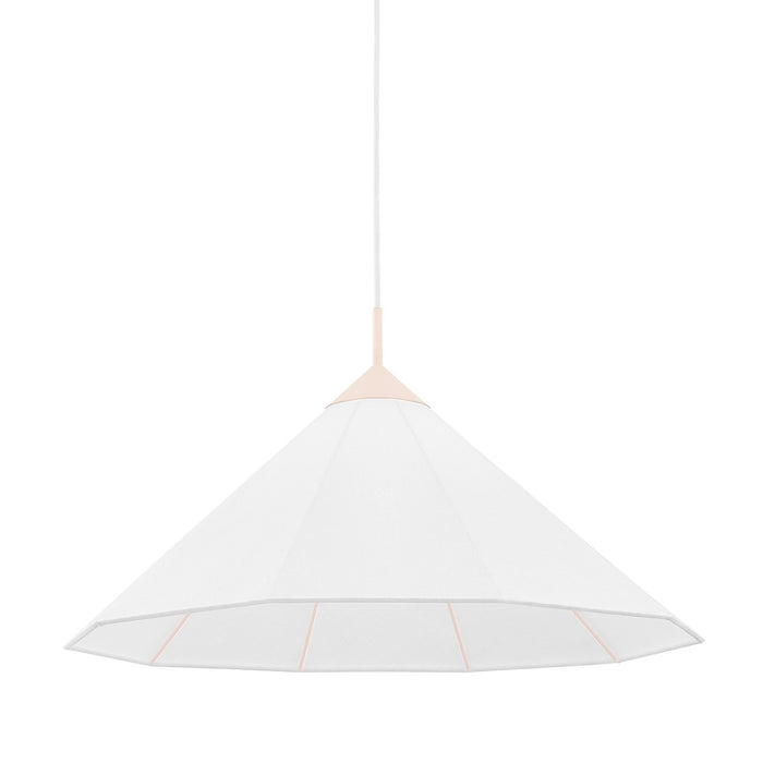 Mitzi H554701L-BLSH One Light Pendant, Blush