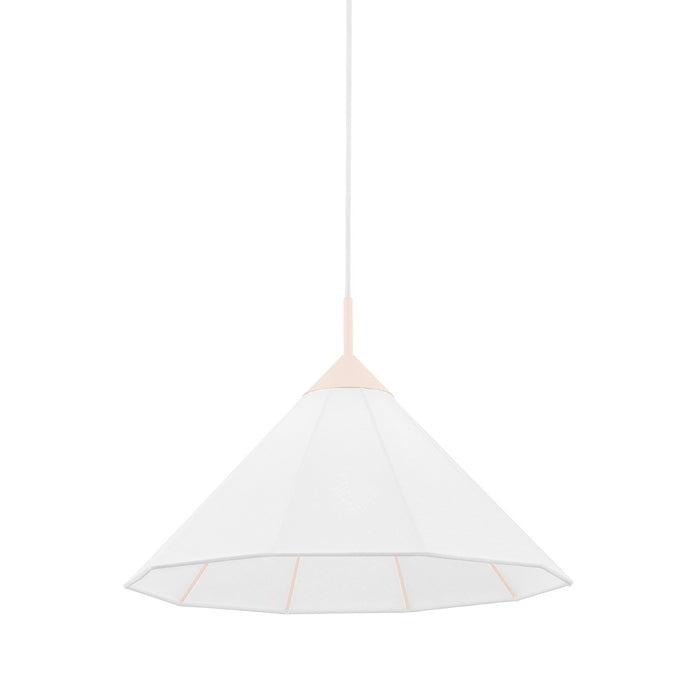 Mitzi H554701S-BLSH One Light Pendant, Blush