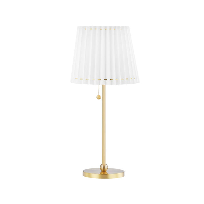 Mitzi HL476201-AGB LED Table Lamp, Aged Brass