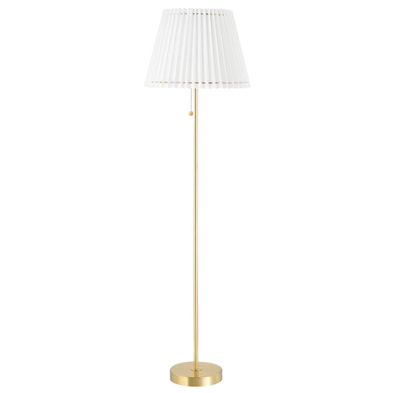 Mitzi HL476401-AGB LED Floor Lamp, Aged Brass