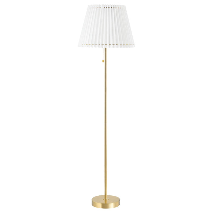 Mitzi HL476401-AGB LED Floor Lamp, Aged Brass