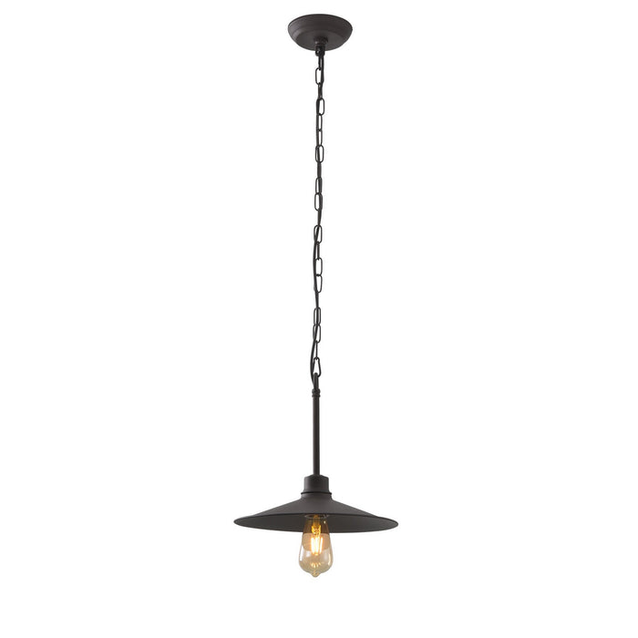 Varaluz 356M01DC One Light Pendant, Dark Coffee