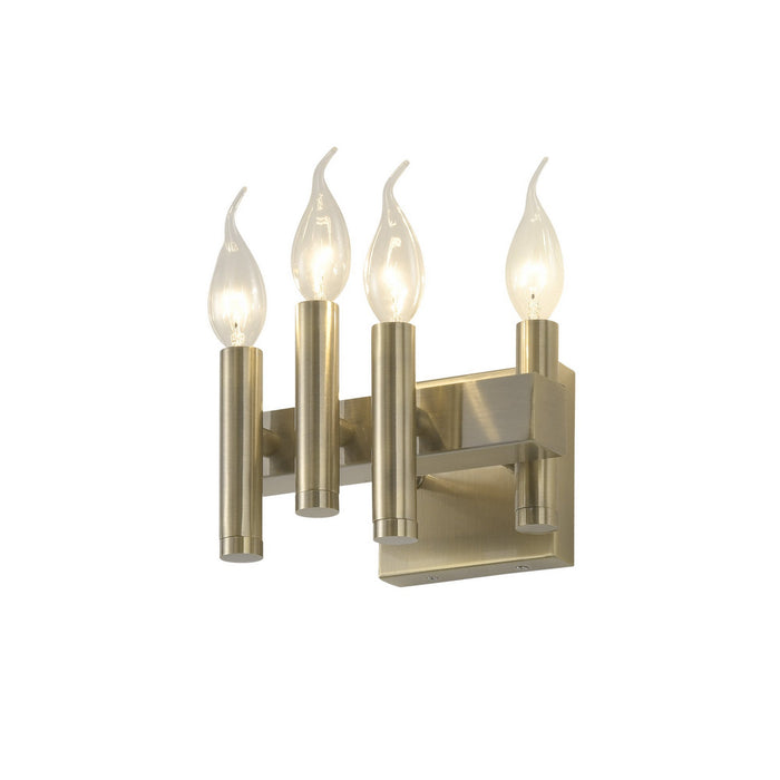 Varaluz 357B04LBB Four Light Bath, Antique Brass