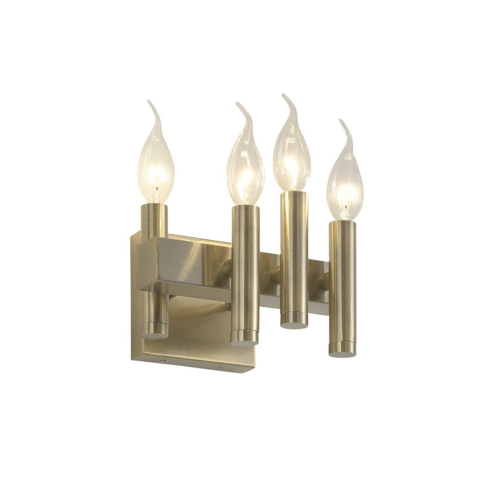 Varaluz 357B04RBB Four Light Bath, Antique Brass