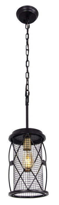 Varaluz 612610 One Light Pendant, Warm Bronze/Gold