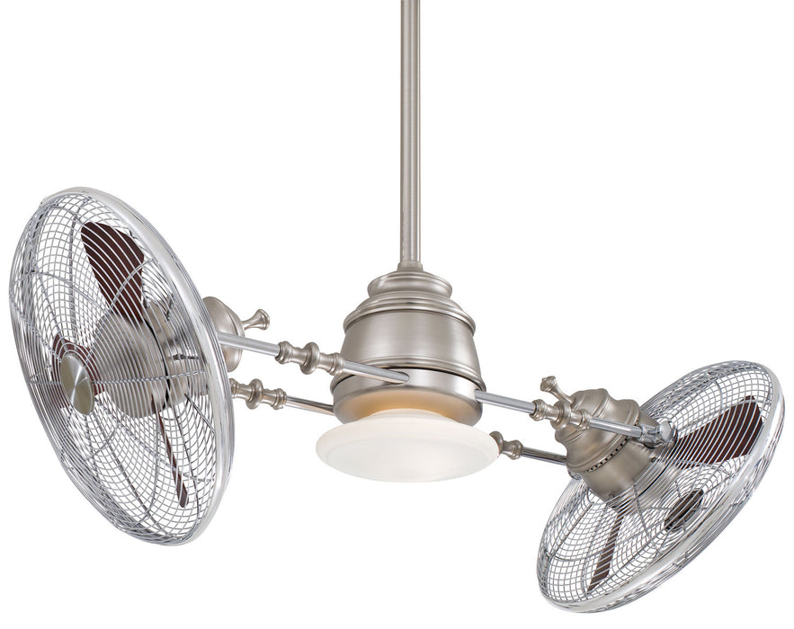 Minka Aire F802L-BN/CH 42" Ceiling Fan, Brushed Nickel W/ Chrome