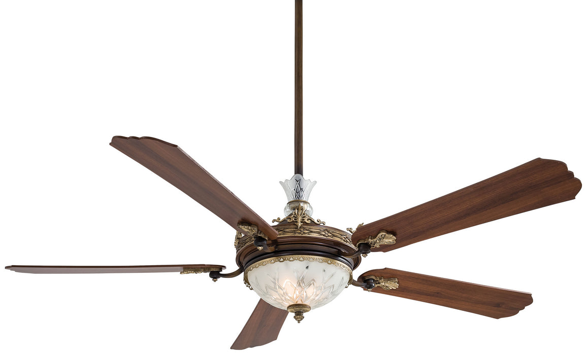 Minka Aire F900L-BCW 68" Ceiling Fan, Belcaro Walnut