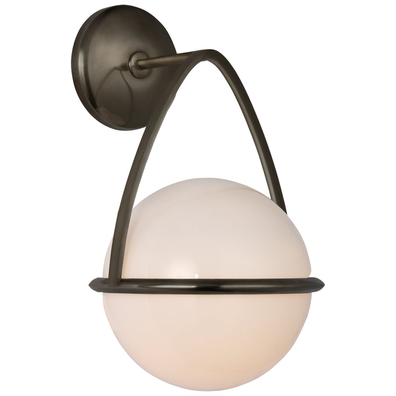 Visual Comfort Signature ARN 2362BZ-WG LED Wall Sconce, Bronze
