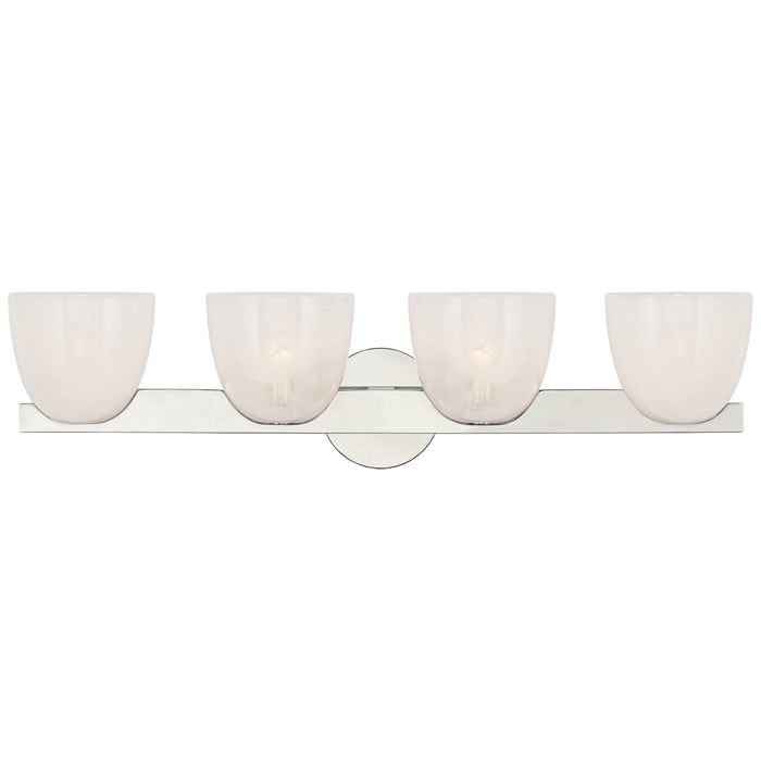 Visual Comfort Signature ARN 2493PN-WSG LED Bath, Polished Nickel
