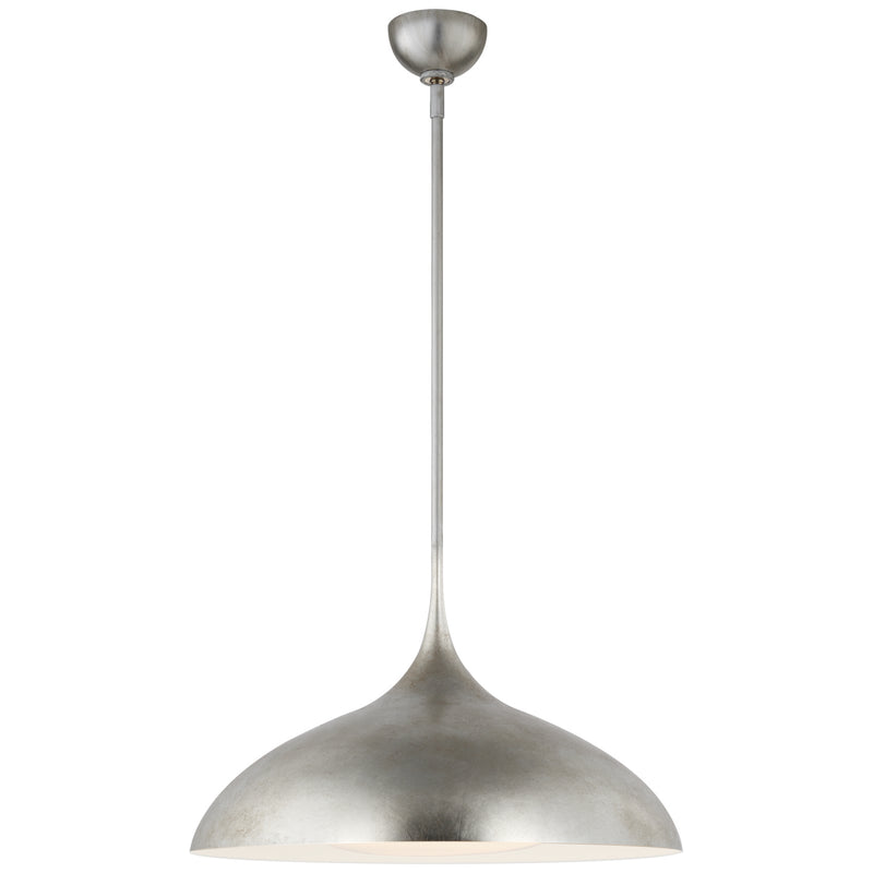 Visual Comfort Signature ARN 5372BSL-SWG LED Pendant, Burnished Silver Leaf