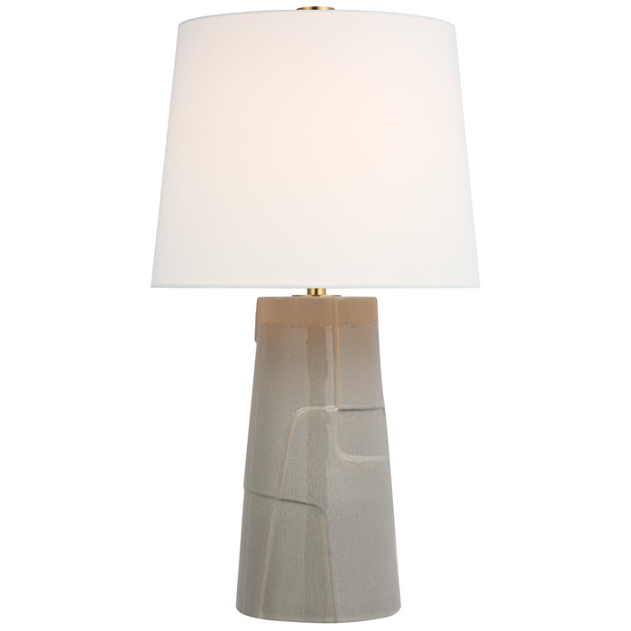 Visual Comfort Signature BBL 3622SHG-L LED Table Lamp, Shellish Gray
