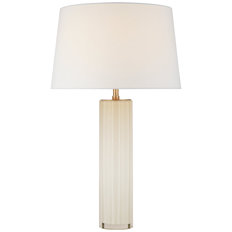 Visual Comfort Signature CHA 8435WG-L LED Table Lamp, White Glass