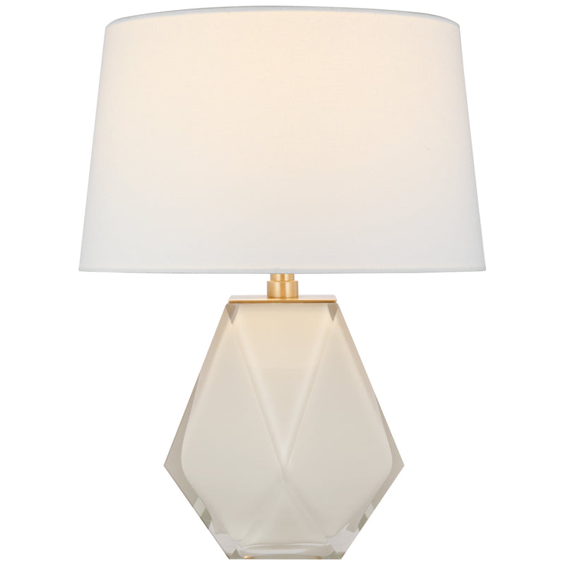 Visual Comfort Signature CHA 8437WG-L LED Table Lamp, White Glass