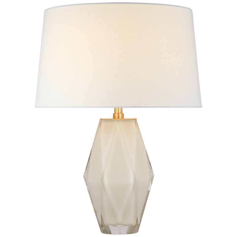 Visual Comfort Signature CHA 8439WG-L LED Table Lamp, White Glass