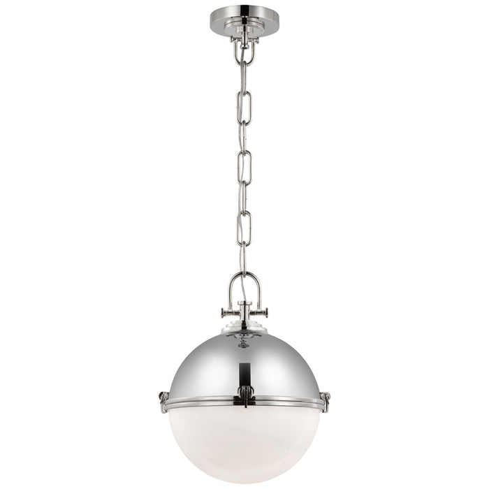 Visual Comfort Signature CHC 5490PN-WG LED Pendant, Polished Nickel