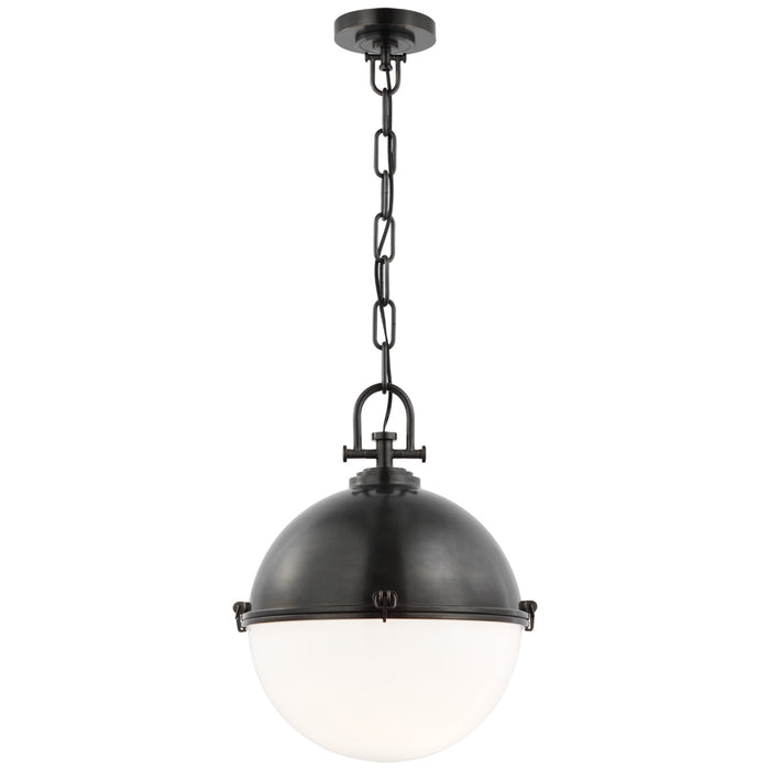 Visual Comfort Signature CHC 5491BZ-WG LED Pendant, Bronze